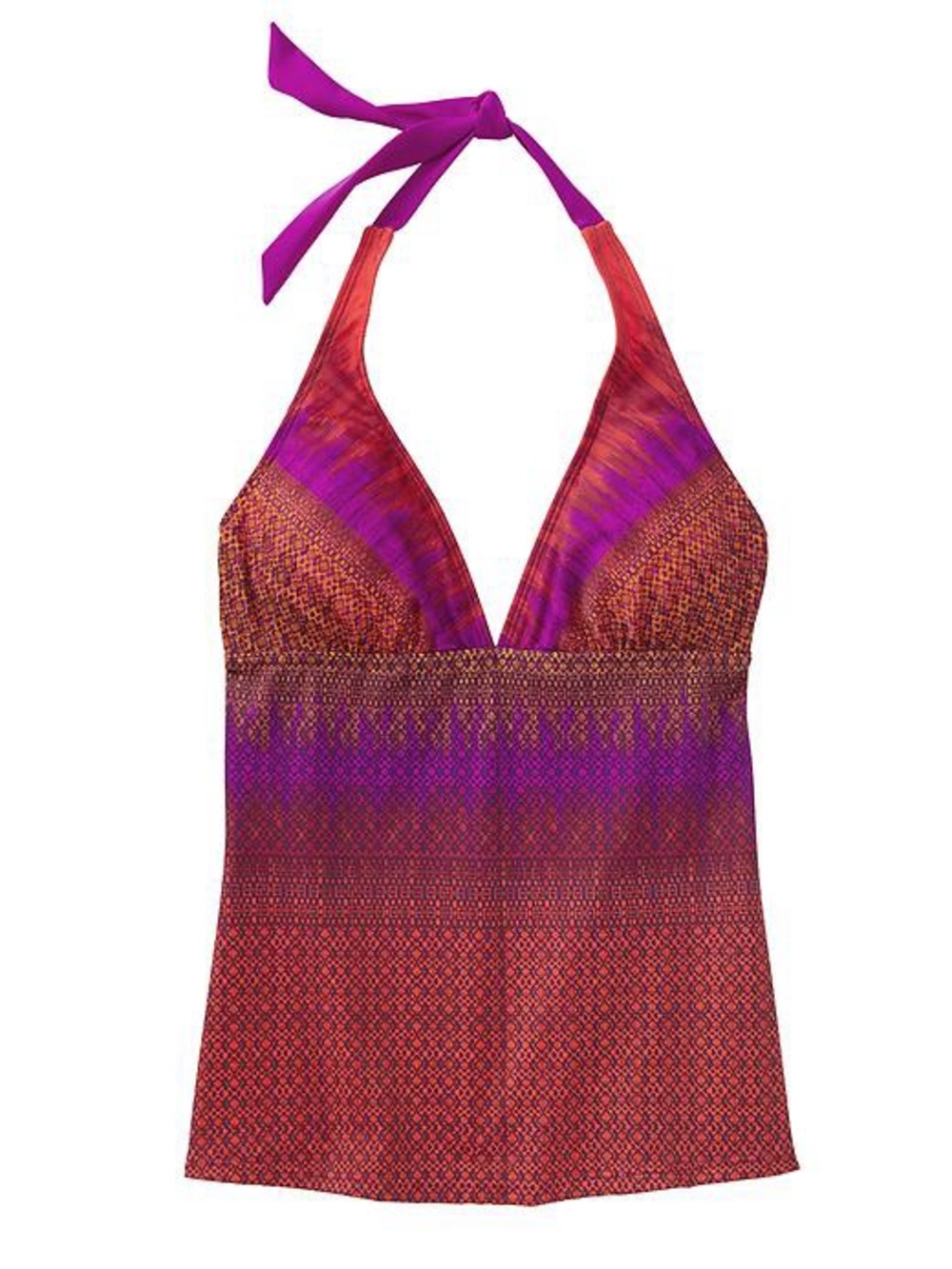 Athleta Rio Vista Banded Halter Tankini in Saffron Size LT